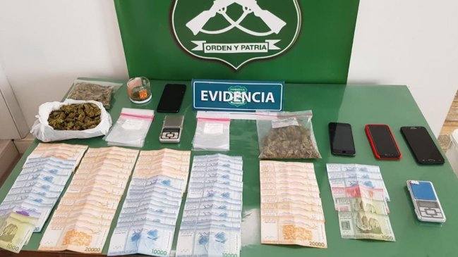 Dos detenidos por microtráfico tras control vehicular por medidas sanitarias en Antofagasta