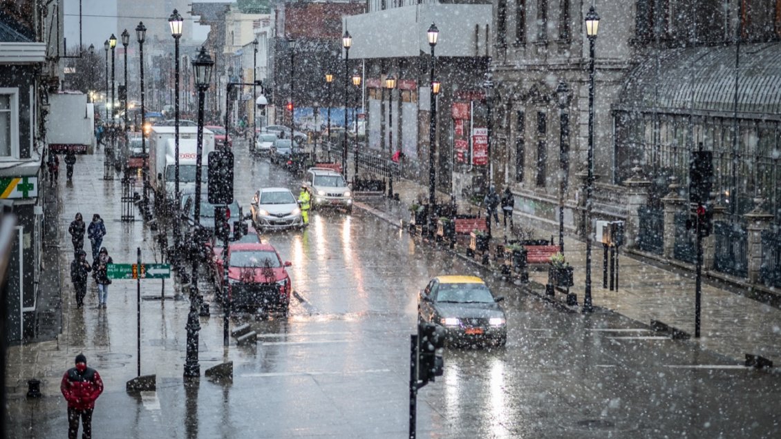 Meteorología pronosticó temperaturas bajo cero en la Región de Magallanes