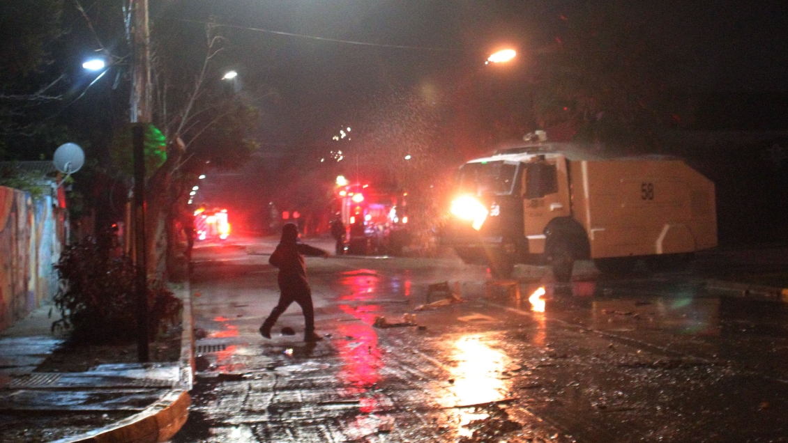 Incidentes en Santiago: Noche del miércoles 