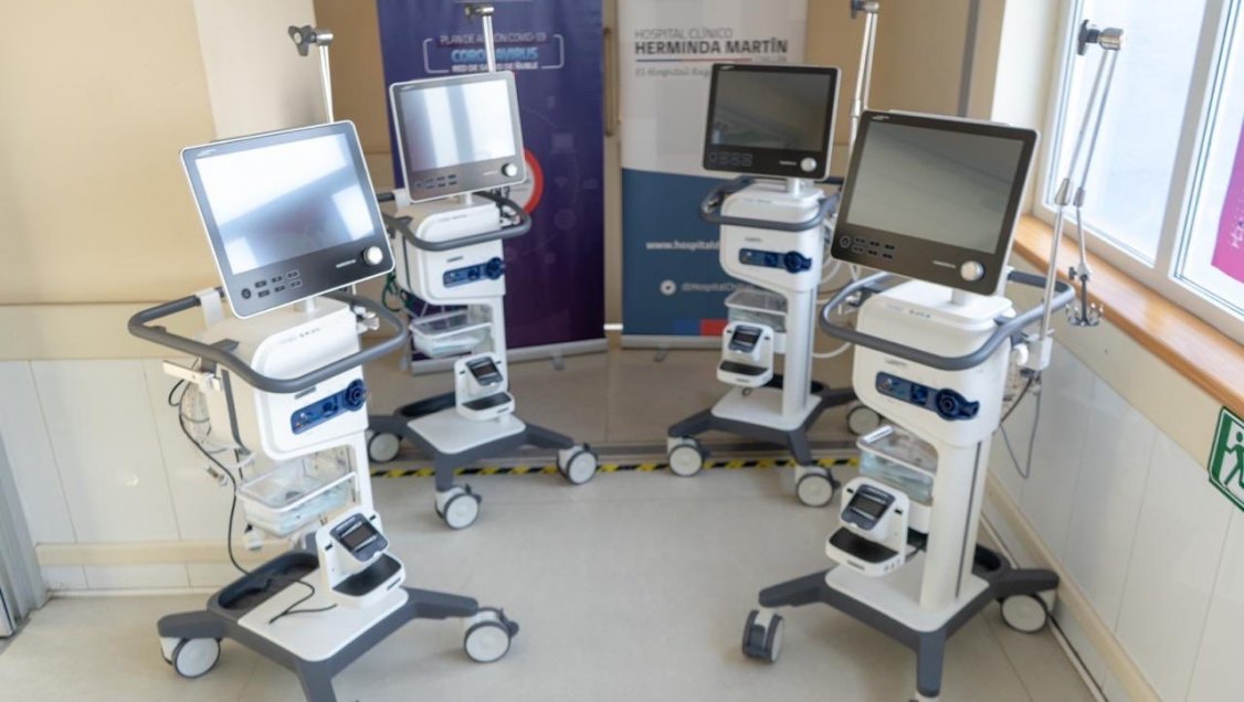 Red asistencial de Ñuble suma cinco ventiladores mecánicos para hospitales locales