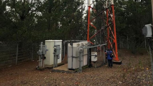 PDI investiga atentado incendiario a una antena de telefonía en Purén