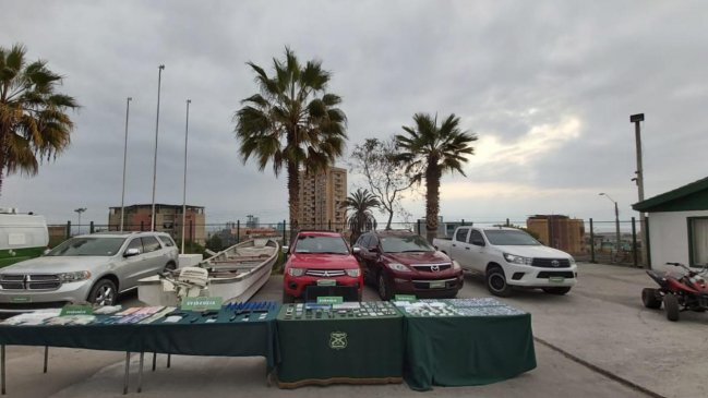 Desarticulan presunta asociación criminal vinculada a varios delitos en Antofagasta