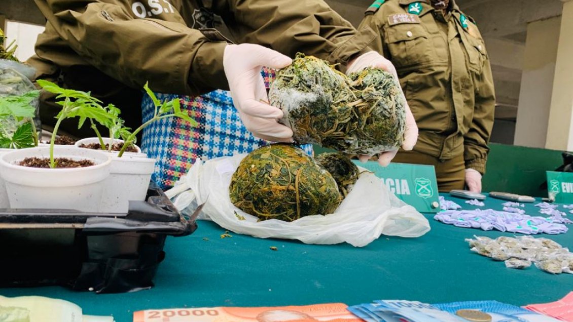 Carabineros detuvo a banda que tenía marihuana congelada en Valparaíso