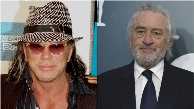 Mickey Rourke se lanzó contra Robert De Niro: 