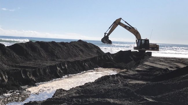 Activan desembocadura de Laguna Llico en Vichuquén por máximos niveles de agua