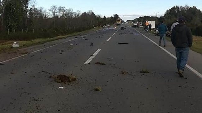 Una mujer falleció en un accidente de tránsito en Chiloé
