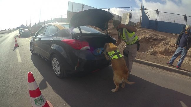 Pidió permiso para comprar insumos básicos y lo descubrieron trasladando pasta base