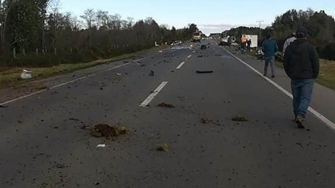 Una mujer falleció en un accidente de tránsito en Chiloé