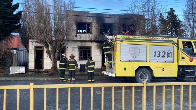 Dos fallecidos dejó incendio ocurrido en Puerto Natales