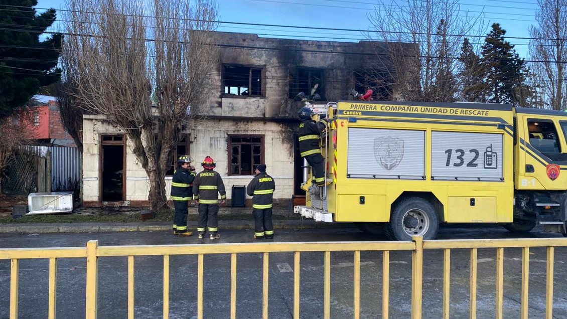 Dos fallecidos dejó incendio ocurrido en Puerto Natales