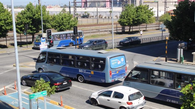 Comenzó paro del transporte público del Gran Concepción
