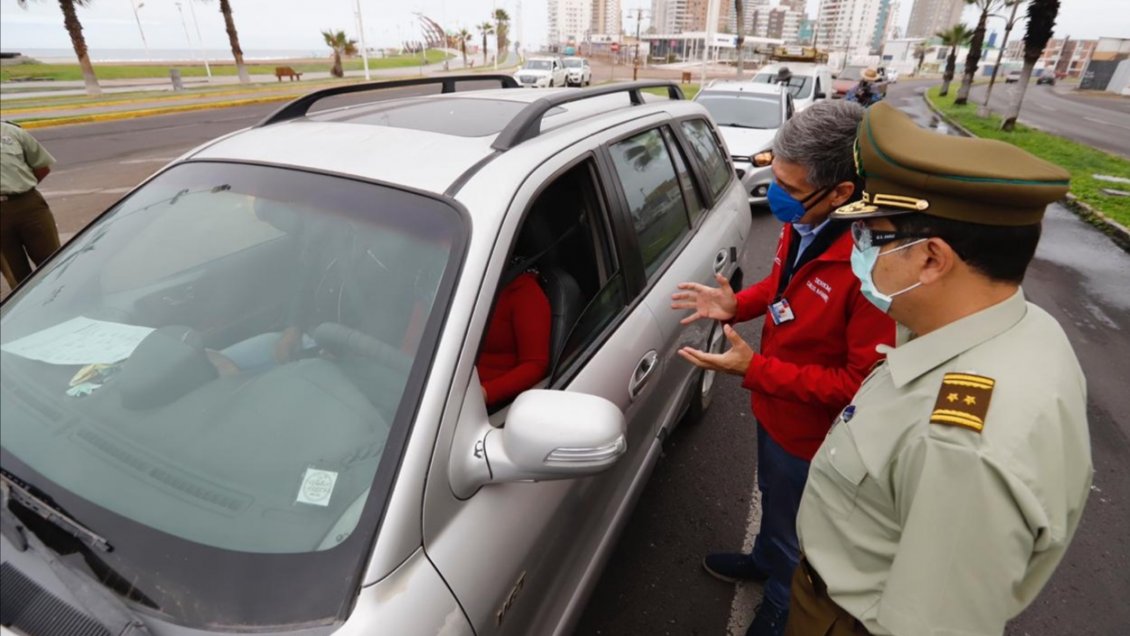 Amplían restricción vehicular para la Provincia de Iquique durante cuarentena