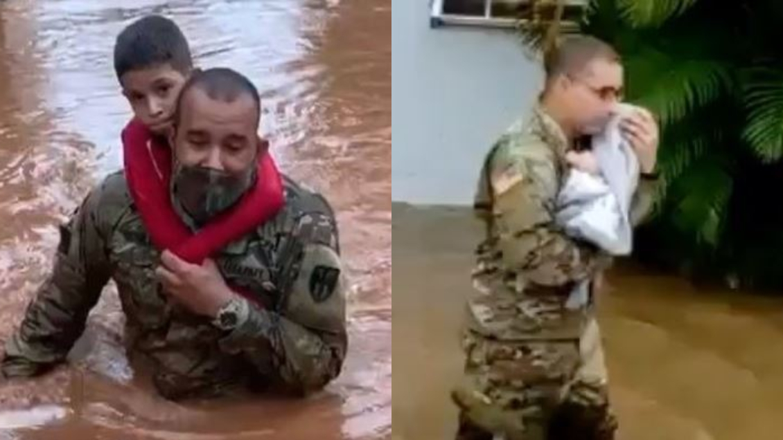 Rescatan a bebé de tres meses tras paso de tormenta tropical en Puerto Rico