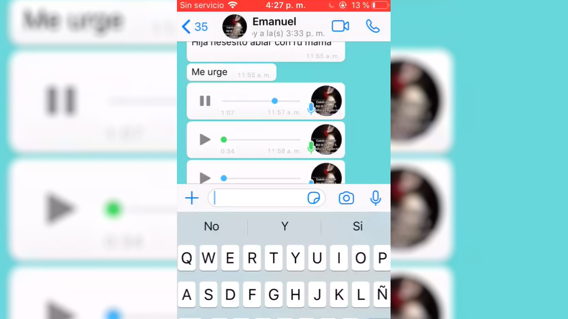 Investigan amenaza de un padre a su hija para evitar que le retengan el retiro del 10 %