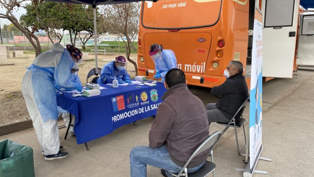 Autoridad de salud realizó toma de PCR a transportistas en cinco comunas de O'Higgins