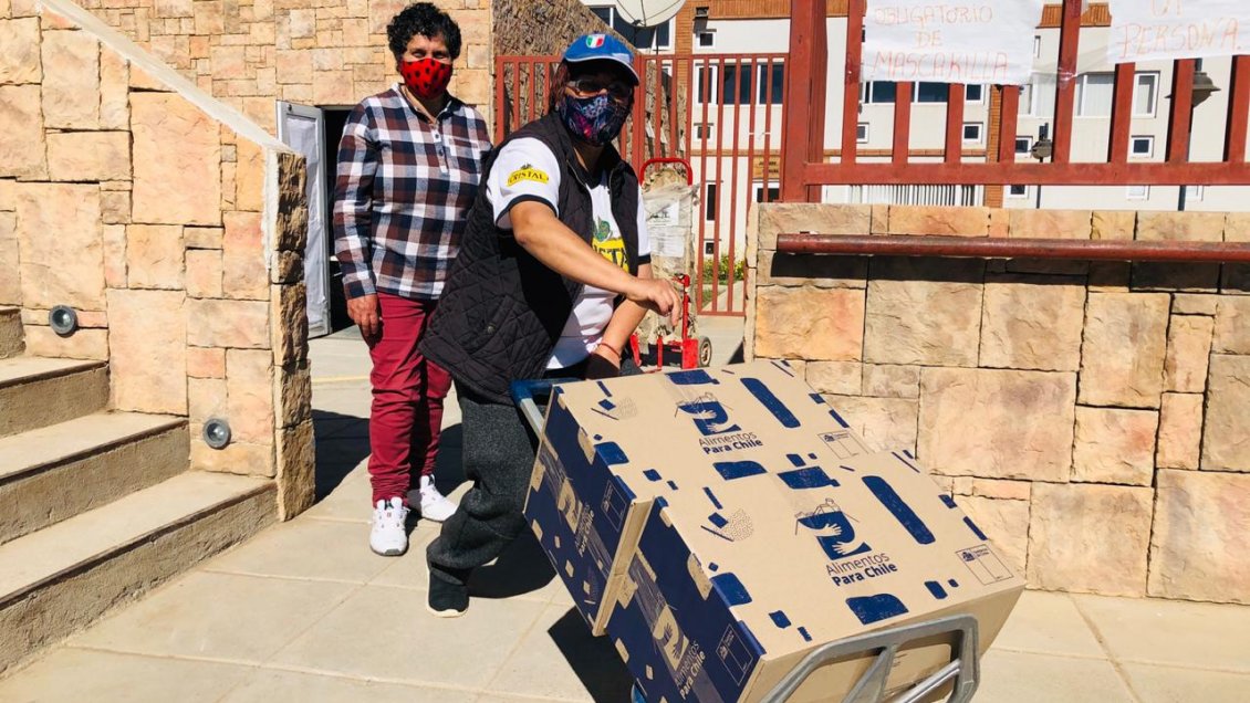 Comenzó segunda entrega de cajas de alimentos en La Higuera