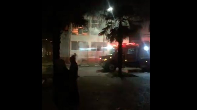 Incendio se registra en la Municipalidad de Traiguén