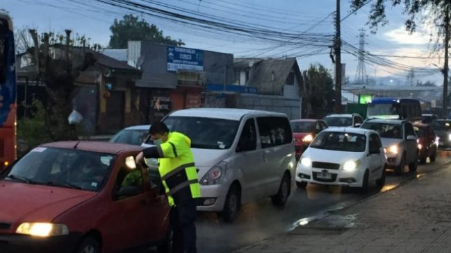 Transportes anunció restricción vehicular para Curicó desde este lunes