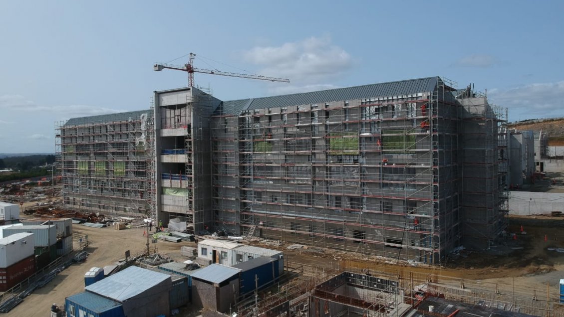 Reactivan la construcción del Hospital de Ancud tras meses de paralización por Covid-19