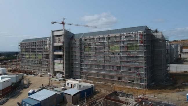 Reactivan la construcción del Hospital de Ancud tras meses de paralización por Covid-19
