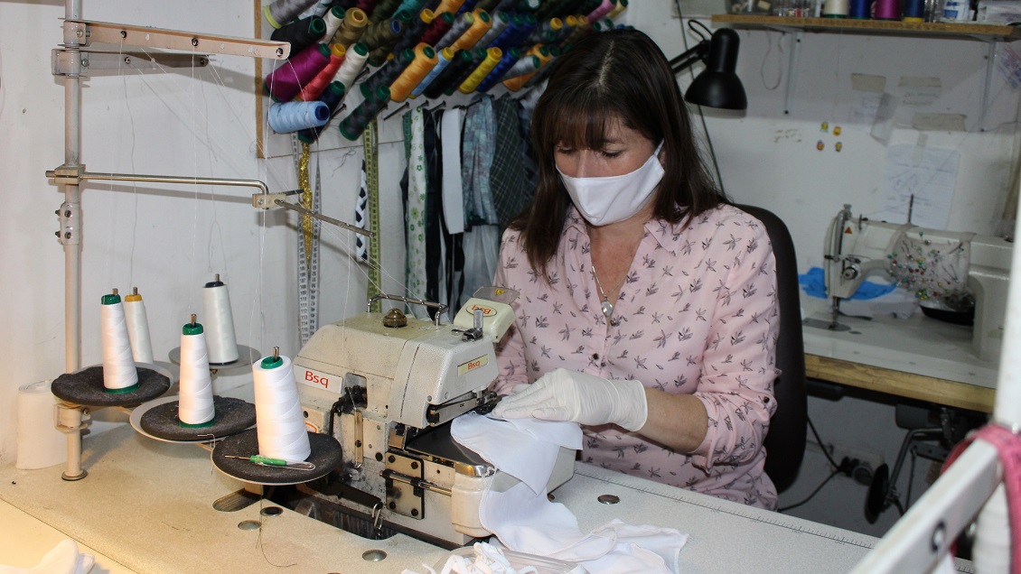 Jefas de Hogar de Illapel confecionarán mascarillas para mejorar su economía