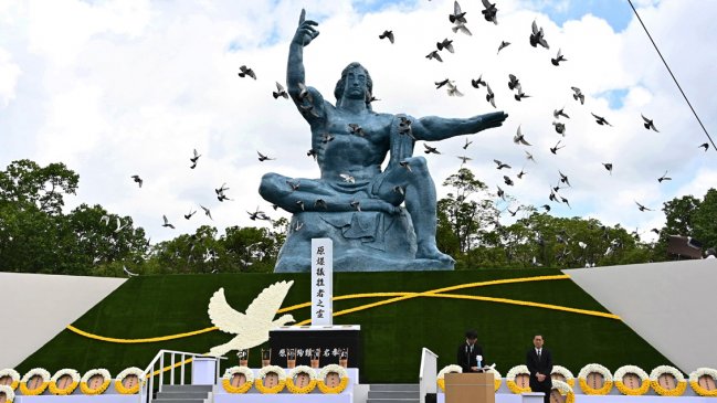 Nagasaki se resigna a un 75 aniversario de la bomba atómica con perfil bajo