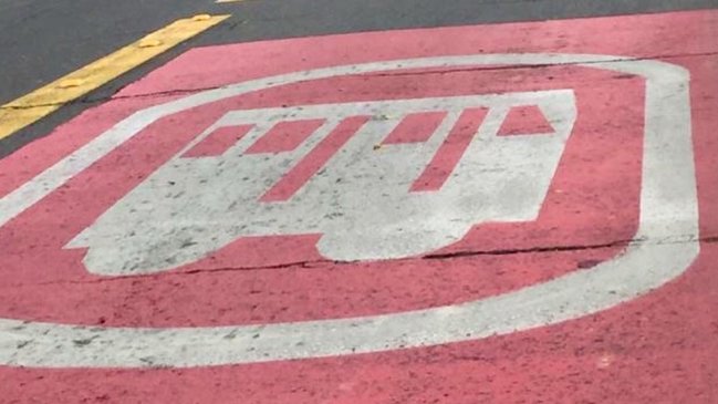 Abren nueva pista exclusiva para buses del transporte capitalino en Providencia