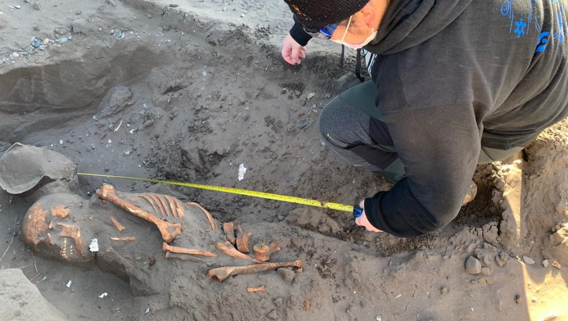 Vecino de Ránquil encontró restos óseos prehispánicos en su patio