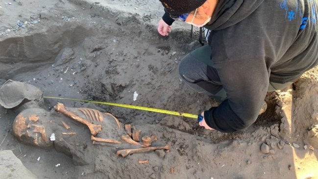 Vecino de Ránquil encontró restos óseos prehispánicos en su patio