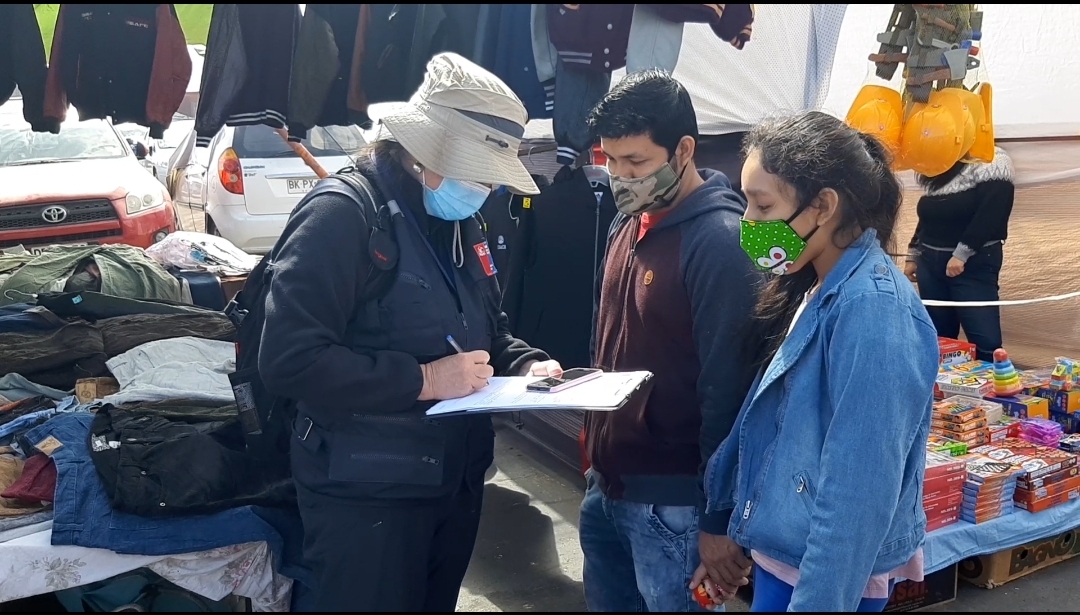 60 sumarios cursó autoridad sanitaria a peatones de feria de Antofagasta