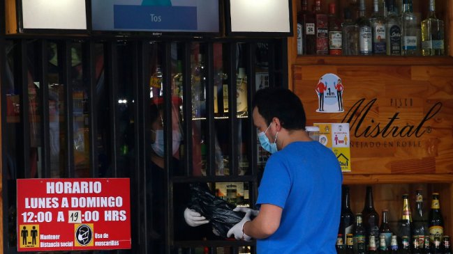 Ventas de botillerías cayeron un 70 por ciento desde marzo