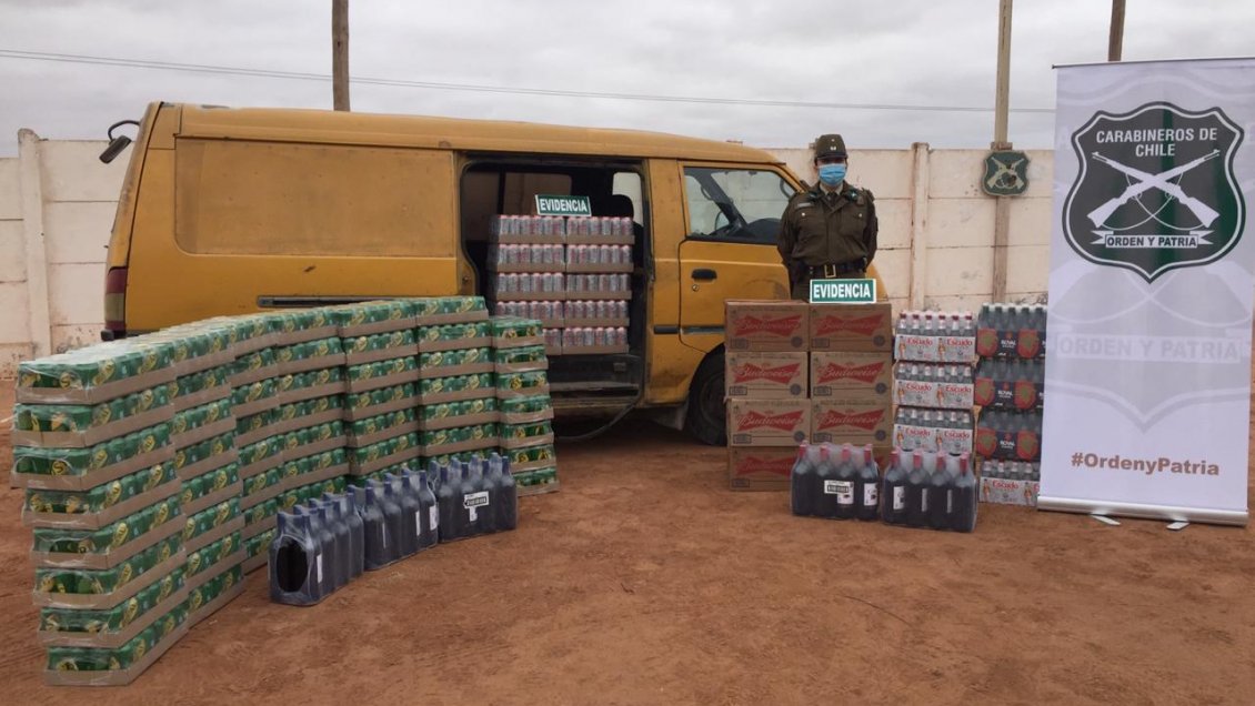 Casi 2.000 litros de bebidas alcohólicas han decomisado desde el inicio de la Pandemia en la región