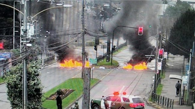 Enfrentamientos en La Araucanía dejaron a una familia lesionada y barricadas en distintos puntos
