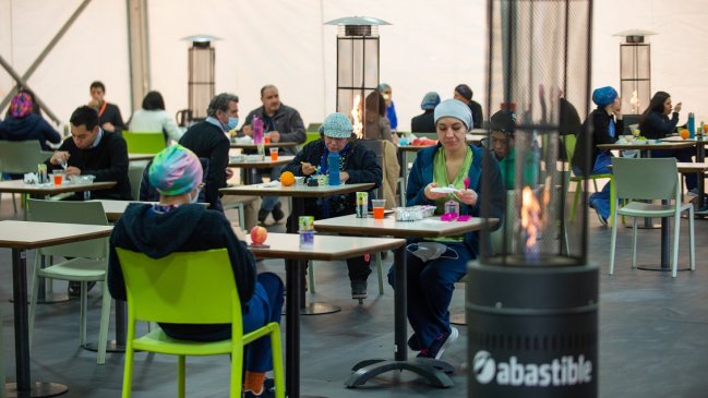 Abastible entregó gas licuado al Minsal e instaló comedor modular en la ex Posta Central