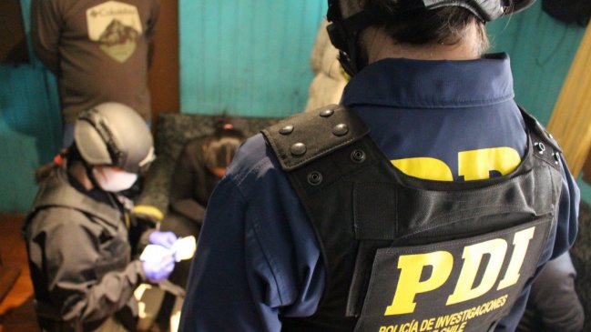 PDI detuvo por microtráfico a dos hombres en Chillán