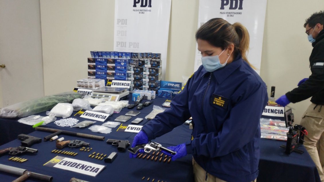 San Fernando: PDI detiene a diez sujetos que pertenecían a tres bandas rivales por diversos delitos