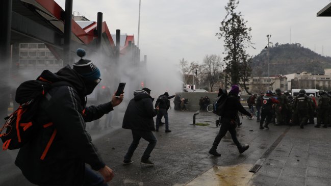 Plaza Italia registra la mayor manifestación desde el inicio de la epidemia