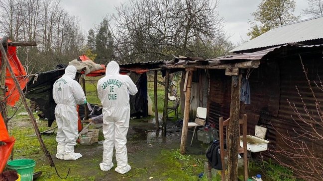 Labocar investiga incendio que dejó a un fallecido en Colbún