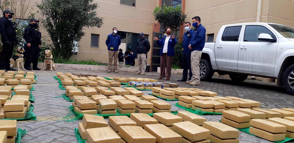 Decomisaron 407 kilos de marihuana 