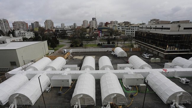 Delincuentes rompieron carpa del nuevo hospital modular de Concepción para robar dos computadores