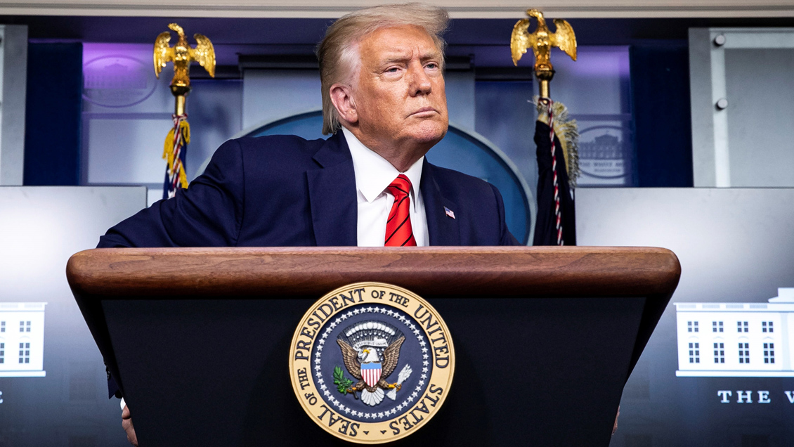 Trump atribuyó las protestas violentas a la izquierda radical y al 