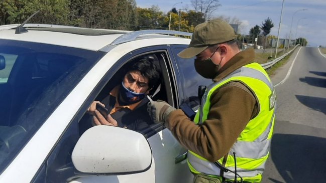 Más de 17 mil permisos de desplazamiento se solicitaron en inicio de cuarentena en Chillán