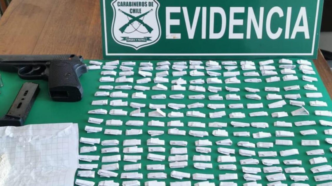 Antofagasta: Detenido por asalto fue sorprendido portando droga