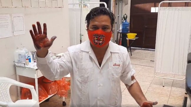 Alcalde envió carta con sangre al presidente peruano para que anule cuarentena