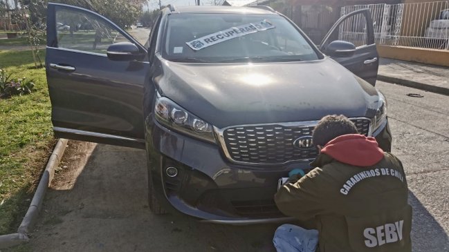 Requínoa: Carabineros recuperó automóvil robado en 