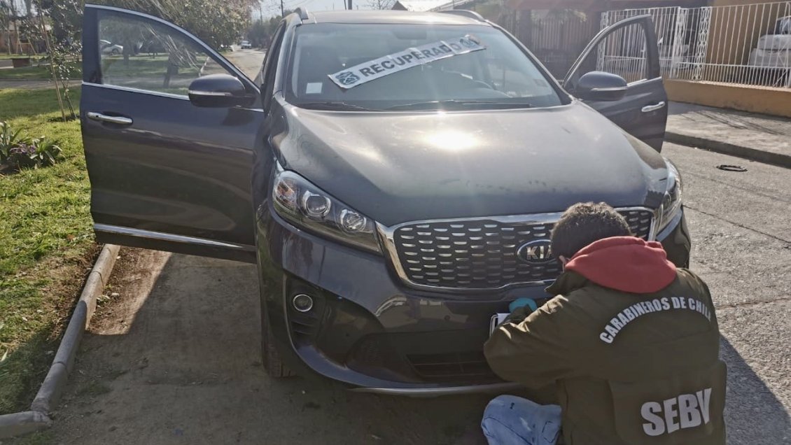 Requínoa: Carabineros recuperó automóvil robado en 