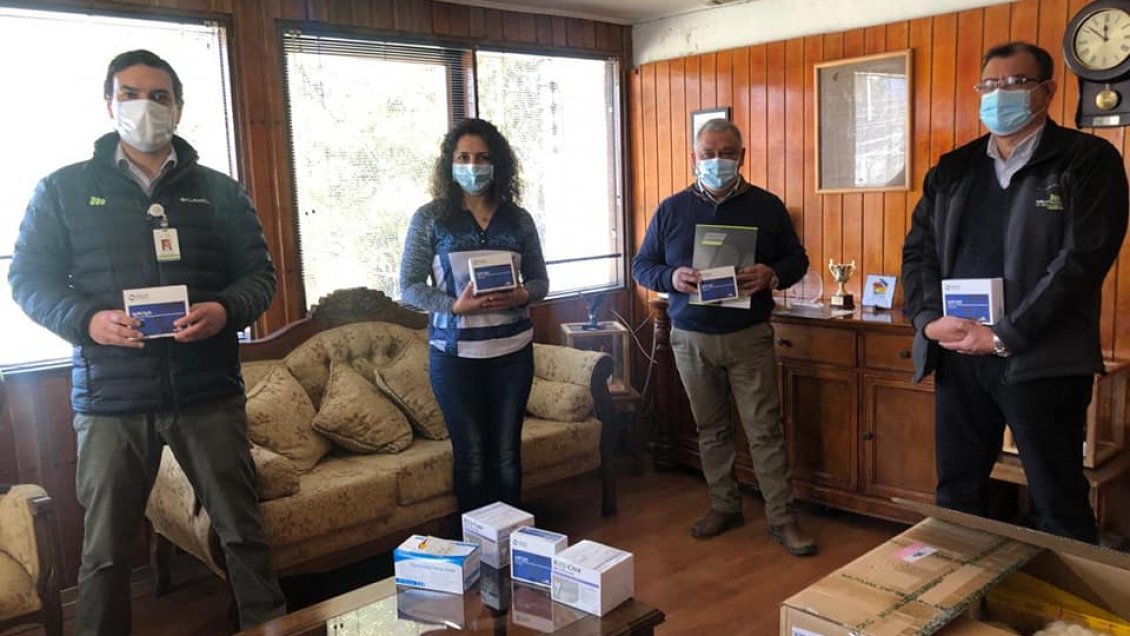 Municipio de Coyhaique recibió donación de test rápidos para Covid-19