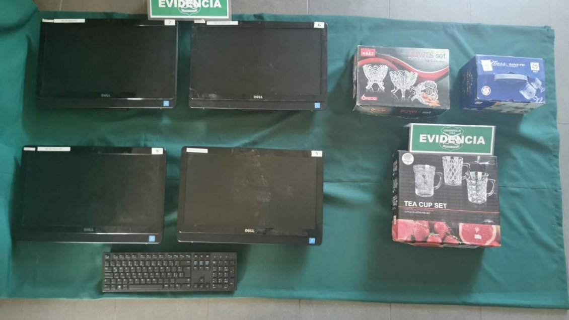 Tres sujetos son acusados de robar artículos electrónicos de colegio en Requínoa