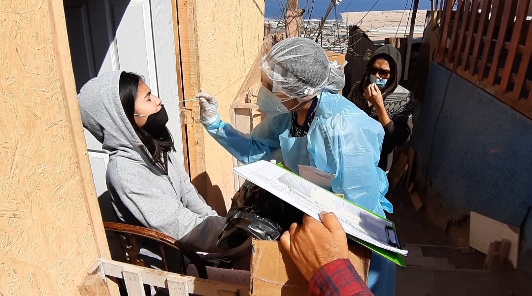 Salud potencia prevención del Covid-19 en campamentos de Antofagasta