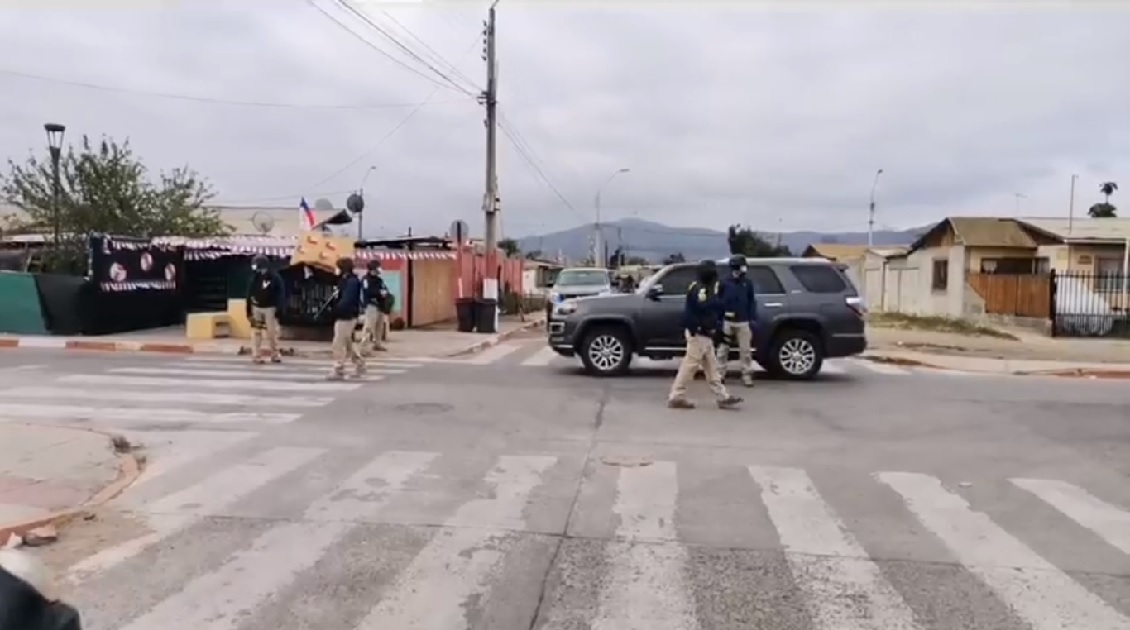 Operativo antidrogas dejó al menos siete detenidos en La Serena